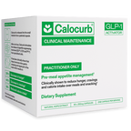Box of Calocurb dietary supplement with green and white design